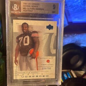 2001 UD Graded Gerard Warren /750